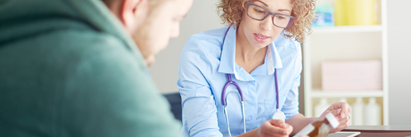 provider discussing rx with patient