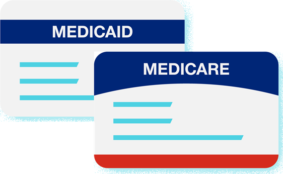 Medicare and Medicaid card image