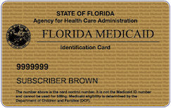 Florida  Medicaid Card